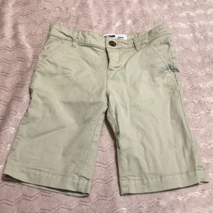 3/$10 Big Girl’s khaki bermuda shorts